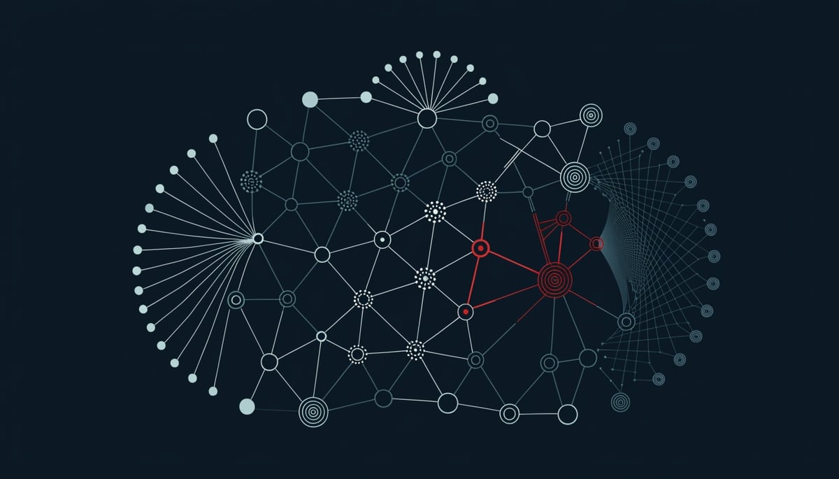 Conceptual image illustrating cybersecurity threats and data protection against MuddyWater DLL side-loading attacks in finance and energy.