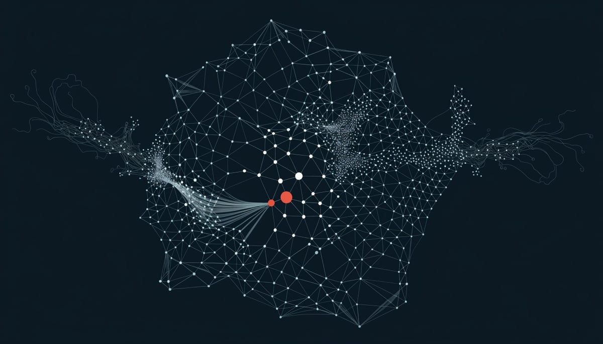 Conceptual image illustrating cybersecurity threats from crypto drainer variants targeting DeFi wallets with malware.