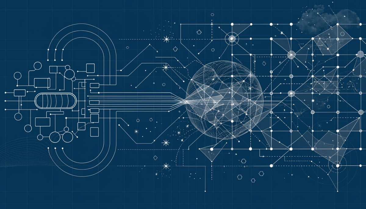 Conceptual image illustrating AI tools enabling unskilled hackers to exploit cybersecurity threat vectors and undermine data protection.