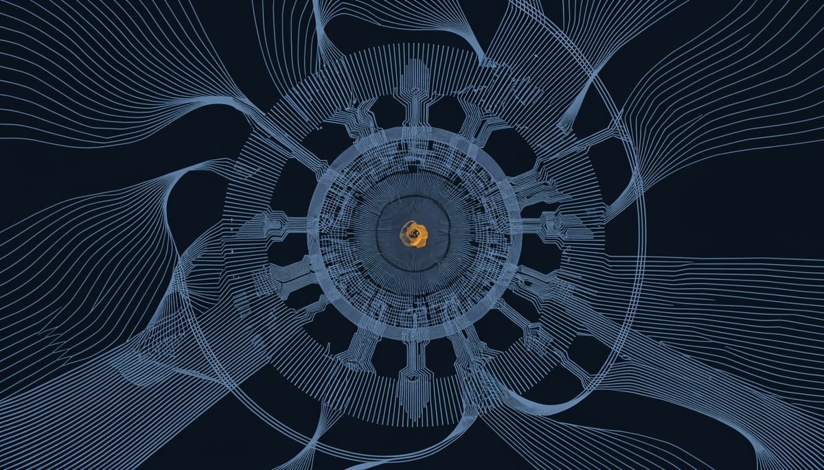 Conceptual image illustrating cybersecurity threats to StoneFly Storage, highlighting data protection and critical infrastructure.