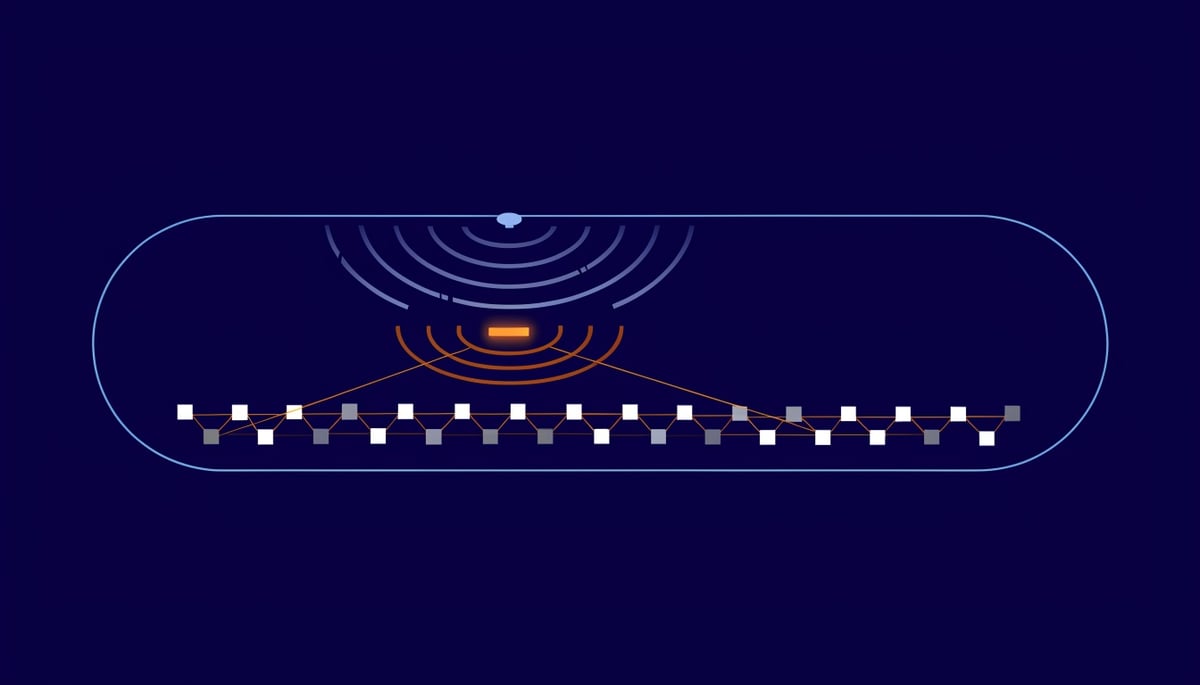 Flat vector diagram of a rogue Wi-Fi Pineapple access point overpowering aircraft cabin Wi-Fi and capturing passenger devices