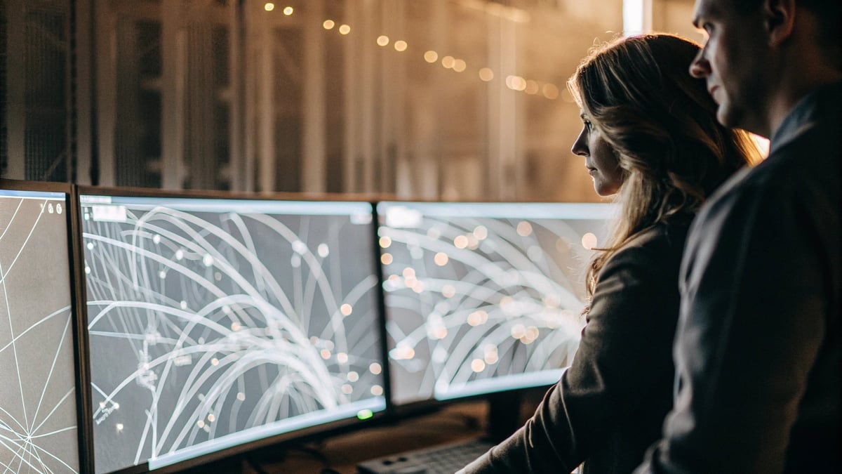 Conceptual image illustrating cybersecurity measures against threat vectors in online fraud and data protection efforts.