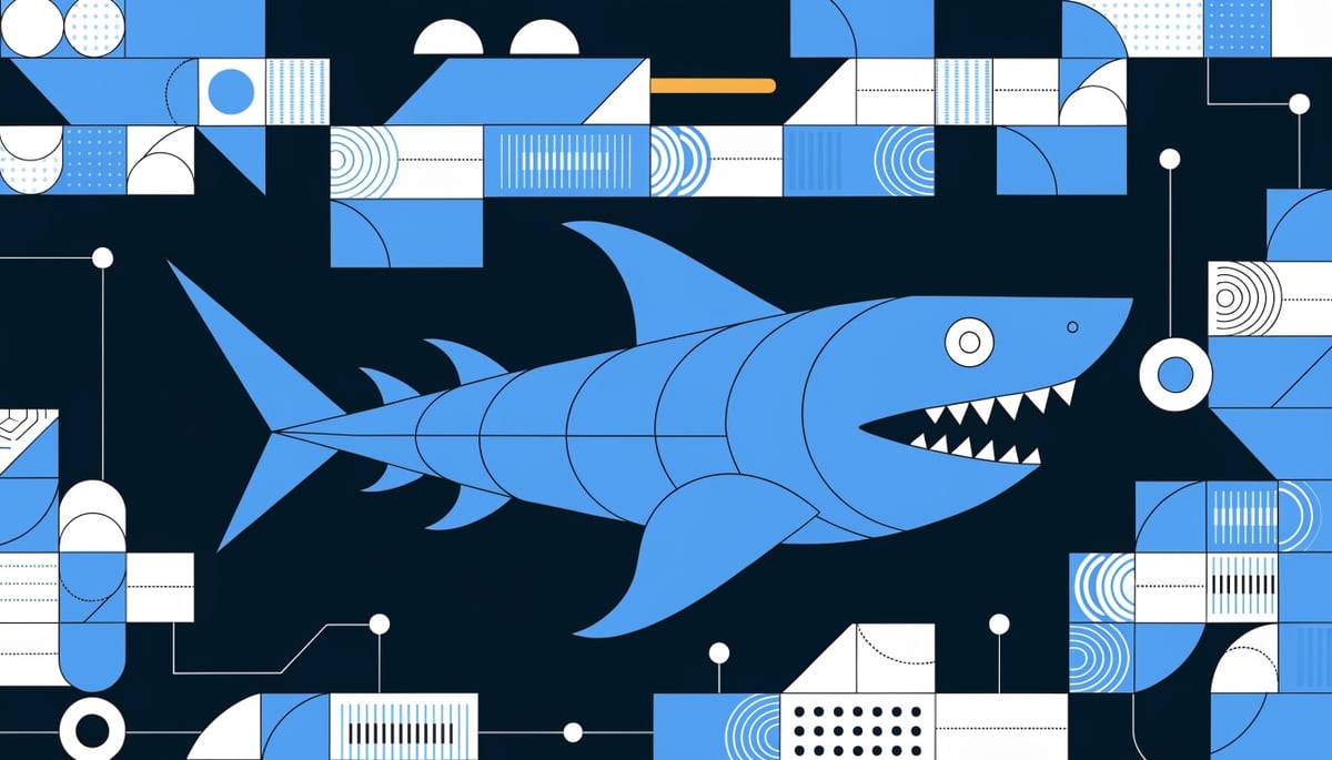Conceptual image illustrating cybersecurity threats, focusing on malicious notifications targeting Google Gemini users.