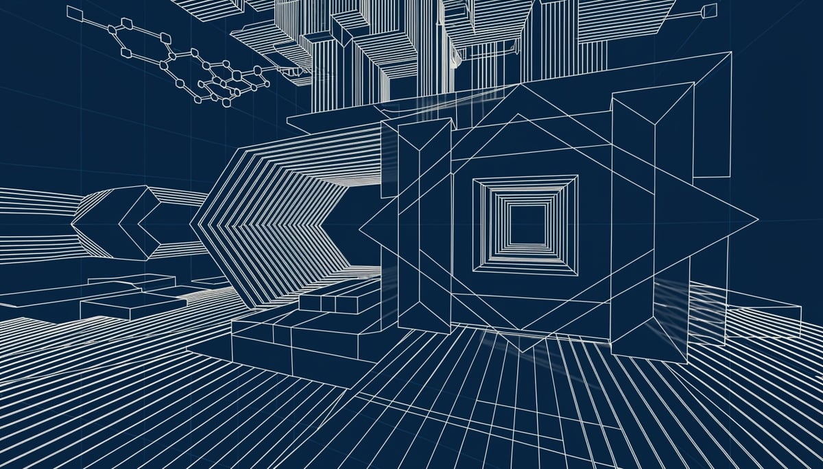 Conceptual image illustrating cybersecurity threats, focusing on package impersonation and data protection in crypto.