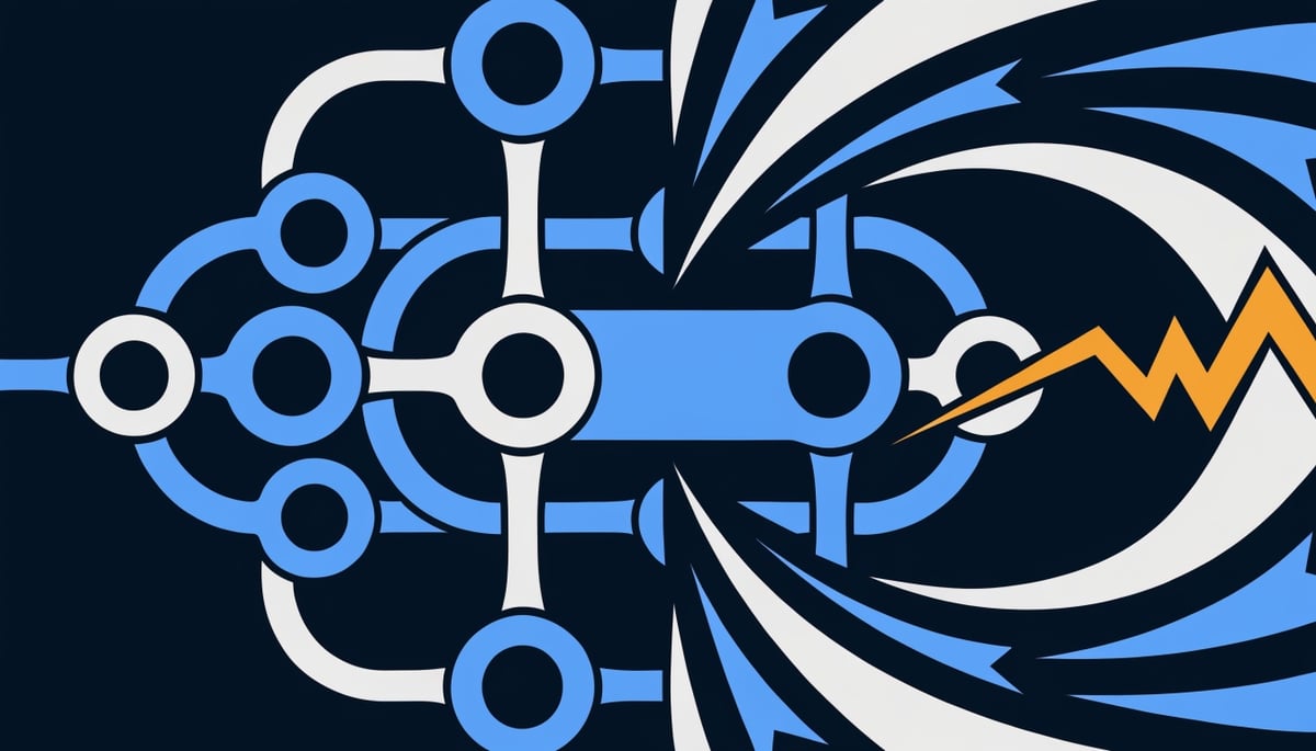 Conceptual cybersecurity image illustrating threat vectors and data protection strategies from SALT and VOLT TYPHOON tactics.