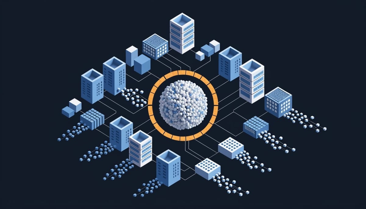 Conceptual image illustrating cybersecurity risks in cyber insurance policies for regulated firms.