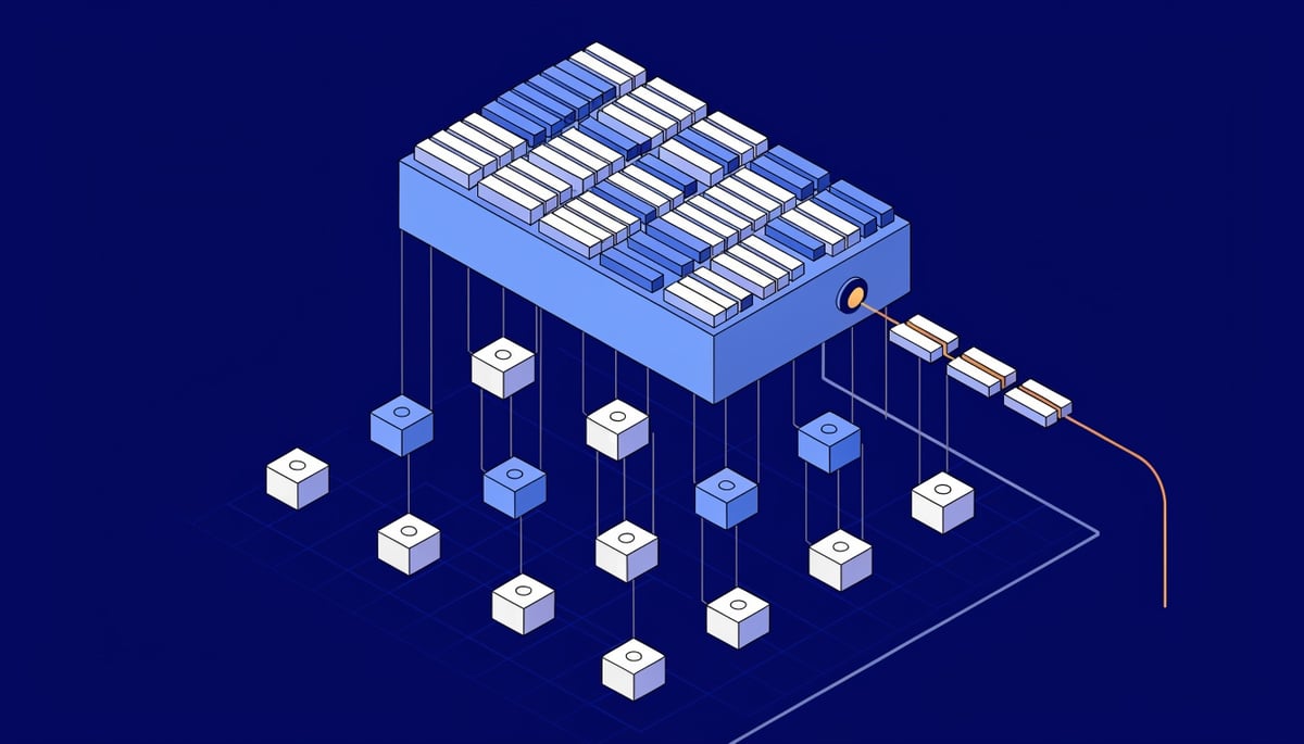 Isometric diagram of cloud EHR platform breach exposing 118,000 patient records from a hosted vendor environment