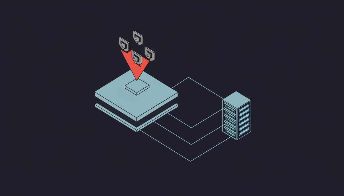 Isometric diagram of BYOVD attack using signed ardrv.sys driver to terminate endpoint security agents at kernel level