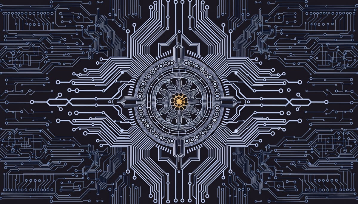 Conceptual image illustrating cybersecurity threats targeting Microsoft Teams for data protection in professional services.