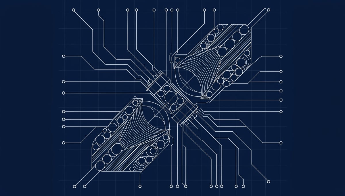 Cybersecurity image illustrating threat vectors targeting AI developers via malicious VS Code extensions for data protection.