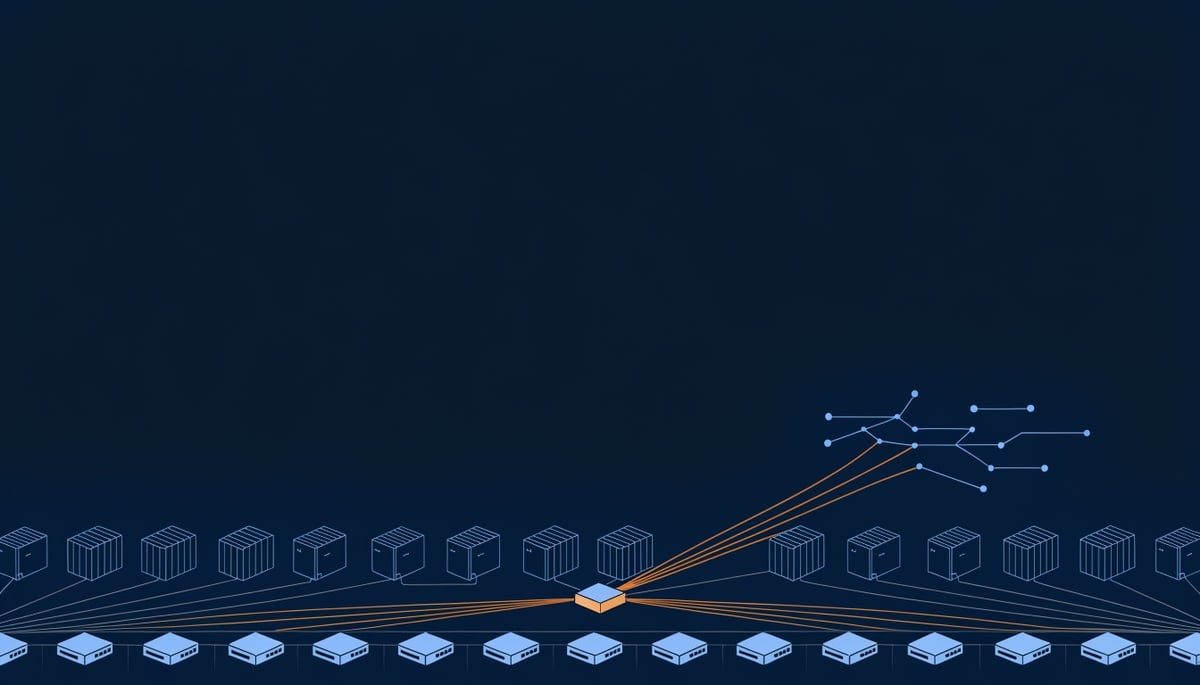 Isometric diagram of Evooo1Bot Linux botnet turning a business router into a SOCKS5 traffic relay node