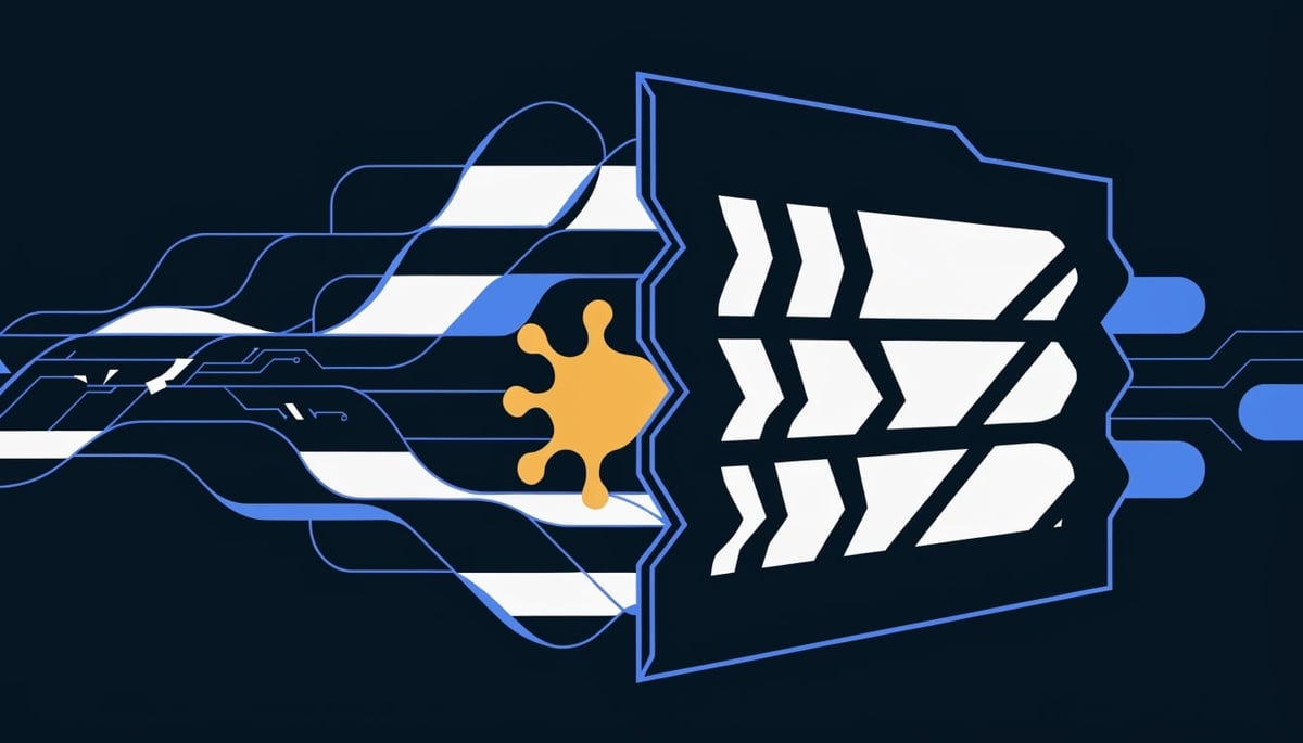Conceptual image depicting cybersecurity patch for CVE-2026-55040 SharePoint JWT token bypass, enhancing digital security.