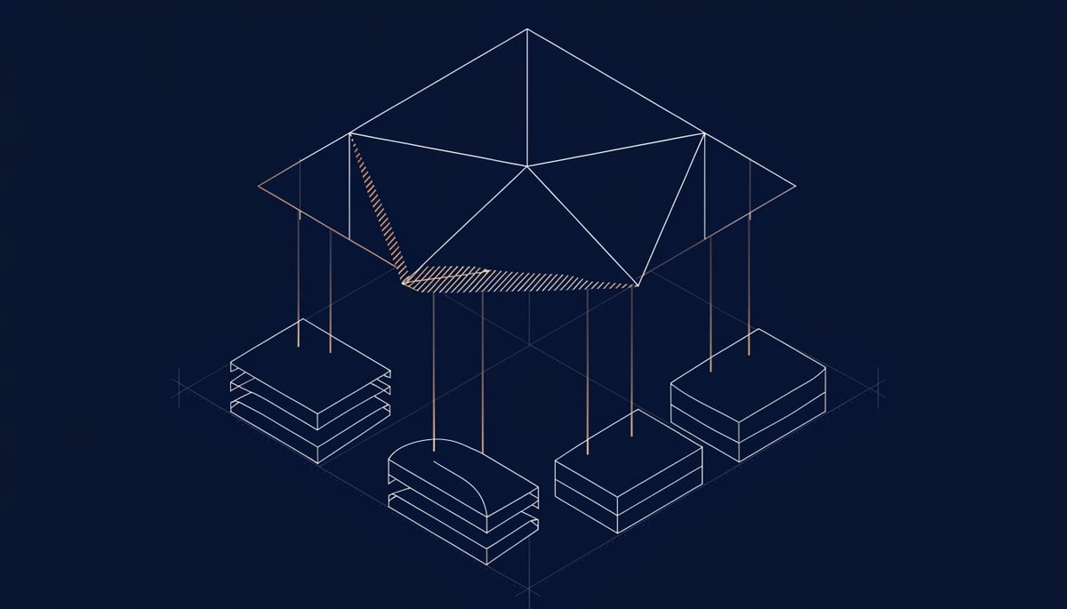 Isometric blueprint of Entra ID identity plane compromised above cloud and on-premises resources, CVE-2026-69836