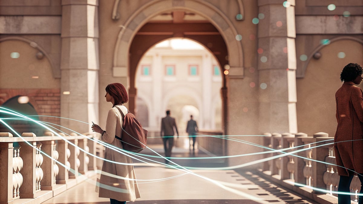 Conceptual image illustrating AI integration in cybersecurity for enhanced data protection and defense against threat vectors.