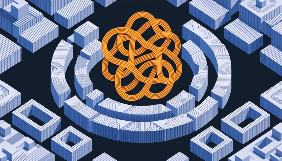 Conceptual image illustrating cybersecurity, highlighting AI security flaws and threat vectors in data protection.