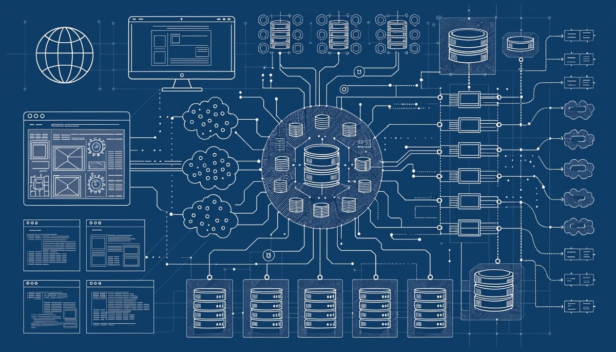 Conceptual cybersecurity image illustrating phishing actors exploiting gaps in data protection and digital security over three years.