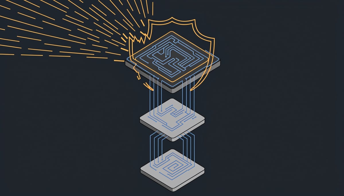 Isometric diagram of pharmacy web platform breach exposing 259,000 patient records via third-party vendor site