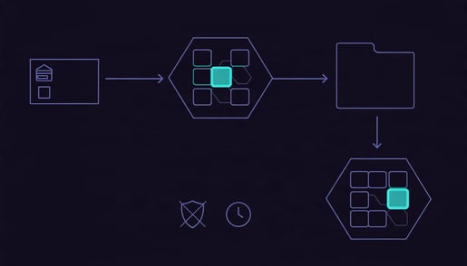 Schematic of spear-phishing LNK to DLL side-loading chain deploying HollowFrame and Matryoshka backdoor