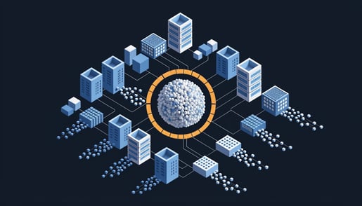 Conceptual image illustrating cybersecurity risks in cyber insurance policies for regulated firms.