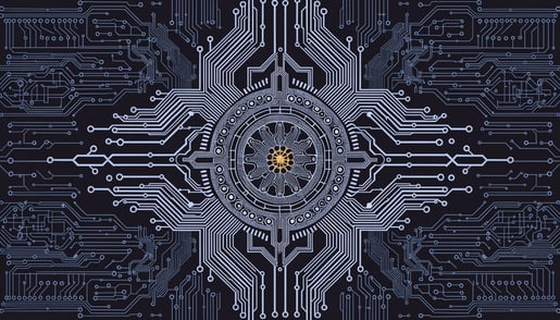 Conceptual image illustrating cybersecurity threats targeting Microsoft Teams for data protection in professional services.