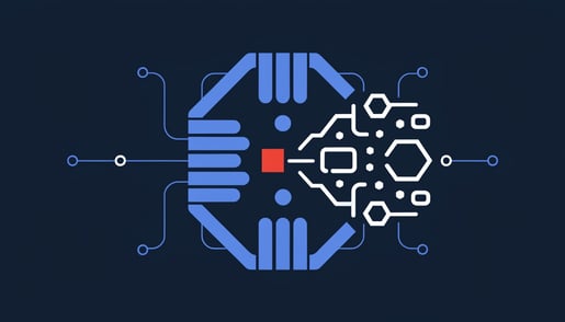 Conceptual image illustrating cybersecurity gaps in Microsoft 365, highlighting data protection for finance and healthcare sectors.