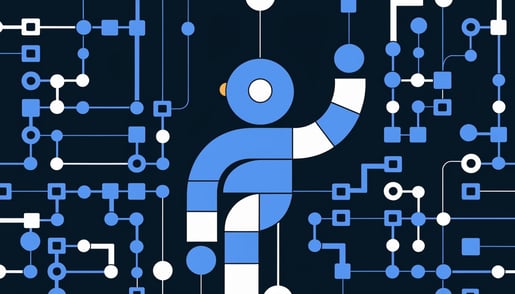 Cybersecurity image illustrating threat vectors from a fired employee manipulating data protection at a hosting firm.