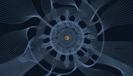 Conceptual image illustrating cybersecurity threats to StoneFly Storage, highlighting data protection and critical infrastructure.