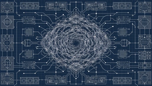 Conceptual image illustrating cybersecurity threats targeting critical infrastructure in a rapid data theft campaign.