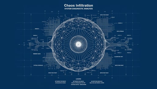 Conceptual cybersecurity image illustrating chaos malware exploiting misconfigured cloud deployments with SOCKS proxy threats.