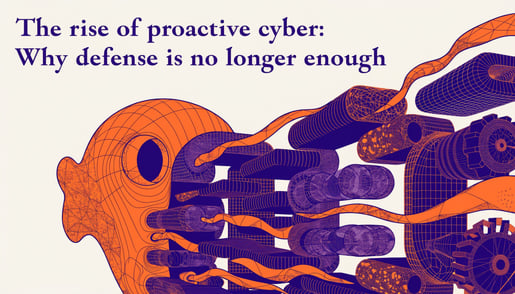 Conceptual image illustrating proactive cybersecurity, focusing on threat hunting and data protection against emerging threat vectors.